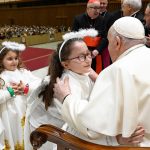 Pope Francis Instagram - EN: Your Living Nativity reminds everyone how the suffering of Bethlehem is an open wound for the Middle East and the whole world. This Christmas let us think of the Holy Land. @basilicasantamariamaggiore PT: O Presépio Vivo de vocês recorda a todos como o sofrimento de Belém é uma ferida aberta para o Médio Oriente e para o mundo inteiro. Neste Natal pensemos na Terra Santa. ES: Vuestro belén viviente nos recuerda a todos que el sufrimiento de Belén es una herida abierta para Oriente Medio y para el mundo entero. Esta Navidad, pensemos en Tierra Santa. IT: Il vostro Presepe Vivente ricorda a tutti come la sofferenza di Betlemme sia una ferita aperta per il Medio Oriente e per il mondo intero. Questo Natale pensiamo alla Terra Santa. FR: Votre crèche vivante rappelle à tous que la souffrance de Bethléem est une plaie ouverte pour le Proche-Orient et le monde entier. En ce Noël, pensons à la Terre Sainte. DE: Ihre Lebendige Krippe erinnert uns daran, dass das Leid in Bethlehem eine offene Wunde für den Nahen Osten und die ganze Welt ist. Lasst uns dieses Weihnachten an das Heilige Land denken. Città del Vaticano