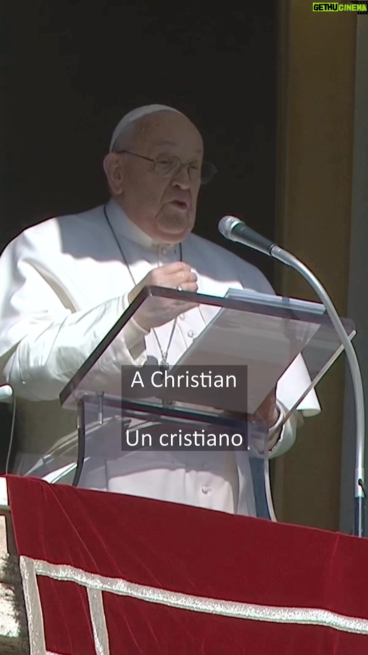 Pope Francis Instagram - EN: The Lord loves to involve us in His work of salvation. He wants us to be active with Him. He wants us to be responsible and protagonists. A Christian who is not active, not responsible in the work of proclaiming the Lord, and not a protagonist in their faith is not truly a Christian. Or, as my grandmother used to say, they are a “rosewater Christian.” ES: El Señor ama implicarnos en su obra de salvación, nos quiere activos col Él, nos quiere responsables y protagonistas. Un cristiano que no es activo, que no es responsable en la labor de anunciar al Señor y que no es protagonista de su fe no es cristiano, como decía mi abuela, es un cristiano “de agua de rosas”. PT: O Senhor ama nos envolver em sua obra de salvação, quer que sejamos ativos com Ele, quer que sejamos responsáveis e protagonistas. Um cristão que não é ativo, que não é responsável pelo trabalho de proclamar o Senhor e que não é o protagonista de sua fé não é um cristão ou, o como minha avó costumava dizer, é um cristão do tipo “água de rosas”. IT: Il Signore ama coinvolgerci nella sua opera di salvezza, ci vuole attivi con Lui, ci vuole responsabili e protagonisti. Un cristiano che non è attivo, che non è responsabile nell’opera dell’annuncio del Signore e che non è protagonista della sua fede non è un cristiano o, come diceva mia nonna, è un cristiano “all’acqua di rose”. FR: Le Seigneur aime nous impliquer dans son œuvre de Salut, il nous veut actifs avec lui, il nous veut responsables et protagonistes. Un chrétien qui n’est pas actif, qui n’est pas responsable dans l’annonce du Seigneur et qui n’est pas protagoniste de sa foi n’est pas un chrétien ou, comme le disait ma grand-mère, c’est un chrétien “à l’eau de rose”. Piazza San Pietro in Vaticano