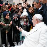 Pope Francis Instagram - EN: Let us entrust ourselves to our Mother, prayer particulary for peace, peace in Ukraine, peace in Palestine and Israel, and in every land wounded by war. Let us ask for peace, that hearts might be at peace, that there might be peace! PT: Entreguemo-nos à nossa Mãe, rezando em particular pela paz, a paz na Ucrânia, a paz na Palestina e em Israel, e em todas as terras feridas pelas guerras. Peçamos a paz, que os corações sejam pacificados, que haja paz! ES: Encomendémonos a nuestra Madre, rezando en especial por la paz, la paz en Ucrania, la paz en Palestina e Israel, y en todas las tierras heridas por las guerras. Pidamos paz, que los corazones se pacifiquen, ¡que haya paz! IT: Affidiamoci alla nostra Madre, pregando in particolare per la pace, la pace in Ucraina, la pace in Palestina e Israele, e in tutte le terre ferite dalle guerre. Chiediamo pace, che i cuori si pacifichino, che ci sia la pace! FR: Prions notre Mère, en particulier pour la paix, la paix en Ukraine, la paix en Palestine, en Israël, et dans toutes les terres meurtries par les guerres. Demandons la paix, que les cœurs s'apaisent, que vienne la paix! PL: Oddajmy się w opiekę naszej Matce, modląc się zwłaszcza o pokój: o pokój na Ukrainie, pokój w Palestynie i w Izraelu, i we wszystkich ziemiach zranionych przez wojnę. Prośmy o pokój, prośmy, żeby serca się uspokoiły, aby nastał pokój! Piazza di Spagna