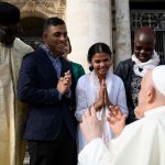 Pope Francis Instagram - EN: The joy of the Gospel fills the hearts and lives of all who encounter Jesus. PT: A alegria do Evangelho enche o coração e a vida inteira daqueles que se encontram com Jesus. ES: La alegría del Evangelio llena el corazón y la vida entera de los que se encuentran con Jesús. IT: La gioia del Vangelo riempie il cuore e la vita intera di coloro che si incontrano con Gesù. FR: La joie de l’Évangile remplit le cœur et toute la vie de ceux qui rencontrent Jésus. PL: Radość Ewangelii napełnia serce oraz całe życie tych, którzy spotykają się z Jezusem. DE: Die Freude des Evangeliums erfüllt das Herz und das gesamte Leben derer, die Jesus begegnen. Vatican City