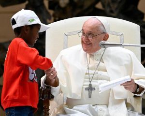 Pope Francis Instagram - EN: The presence of children is a sign that goes straight to the hearts of all adults. It is the voice of innocence that questions us and makes us think, that forces us to ask ourselves: What are we doing with our world, our planet, our society? What future are we preparing for you? 
PT: As crianças são um sinal que chega direto ao coração de todos nós, são a voz da inocência que nos questiona e nos faz pensar; que nos obriga a perguntar-nos: o que estamos fazendo com o nosso mundo, o nosso planeta, a nossa sociedade? Que futuro estamos preparando para elas?
ES: Los niños son un signo que llega directamente al corazón de los adultos, son la voz de la inocencia que nos interroga y nos hace pensar; que nos obliga a preguntarnos: ¿qué estamos haciendo con nuestro mundo, nuestro planeta, nuestra sociedad? ¿Qué futuro les estamos preparando?
IT: I bambini sono un segno che arriva dritto al cuore di tutti noi adulti, sono la voce dell’innocenza che ci interroga e ci fa pensare; che ci costringe a chiederci: cosa stiamo facendo del nostro mondo, del nostro pianeta, della nostra società? Quale futuro gli stiamo preparando?
DE: Kinder sind ein Zeichen, das ins Herz von uns Erwachsenen dringt; sie sind die Stimme der Unschuld, die uns hinterfragt, uns zum Nachdenken bringt und uns zwingt, uns zu fragen: Was tun wir mit der Welt, dem Planeten, der Gesellschaft? Welche Zukunft bereiten wir ihnen vor?
PL: Dzieci są znakiem, który trafia prosto do serca nas dorosłych, są głosem niewinności, który skłania do myślenia i zmusza nas do zadania sobie pytania: co robimy z naszym światem, naszą planetą, naszym społeczeństwem? Jaką przyszłość dla nich przygotowujemy?