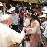 Pope Francis Instagram - EN: The presence of children is a sign that goes straight to the hearts of all adults. It is the voice of innocence that questions us and makes us think, that forces us to ask ourselves: What are we doing with our world, our planet, our society? What future are we preparing for you? PT: As crianças são um sinal que chega direto ao coração de todos nós, são a voz da inocência que nos questiona e nos faz pensar; que nos obriga a perguntar-nos: o que estamos fazendo com o nosso mundo, o nosso planeta, a nossa sociedade? Que futuro estamos preparando para elas? ES: Los niños son un signo que llega directamente al corazón de los adultos, son la voz de la inocencia que nos interroga y nos hace pensar; que nos obliga a preguntarnos: ¿qué estamos haciendo con nuestro mundo, nuestro planeta, nuestra sociedad? ¿Qué futuro les estamos preparando? IT: I bambini sono un segno che arriva dritto al cuore di tutti noi adulti, sono la voce dell’innocenza che ci interroga e ci fa pensare; che ci costringe a chiederci: cosa stiamo facendo del nostro mondo, del nostro pianeta, della nostra società? Quale futuro gli stiamo preparando? DE: Kinder sind ein Zeichen, das ins Herz von uns Erwachsenen dringt; sie sind die Stimme der Unschuld, die uns hinterfragt, uns zum Nachdenken bringt und uns zwingt, uns zu fragen: Was tun wir mit der Welt, dem Planeten, der Gesellschaft? Welche Zukunft bereiten wir ihnen vor? PL: Dzieci są znakiem, który trafia prosto do serca nas dorosłych, są głosem niewinności, który skłania do myślenia i zmusza nas do zadania sobie pytania: co robimy z naszym światem, naszą planetą, naszym społeczeństwem? Jaką przyszłość dla nich przygotowujemy? Vatican City