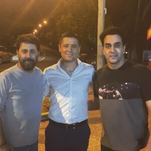 Pouria Poursorkh Instagram - .
در كنار افتخار داورى ايران در عرصه هاى جهانى و مردى كه اصرار نداره شبيه به كسى جز خودش باشه... و البته هومن دوستداشتنى و عزيز دل💝
@alirezafaghani__