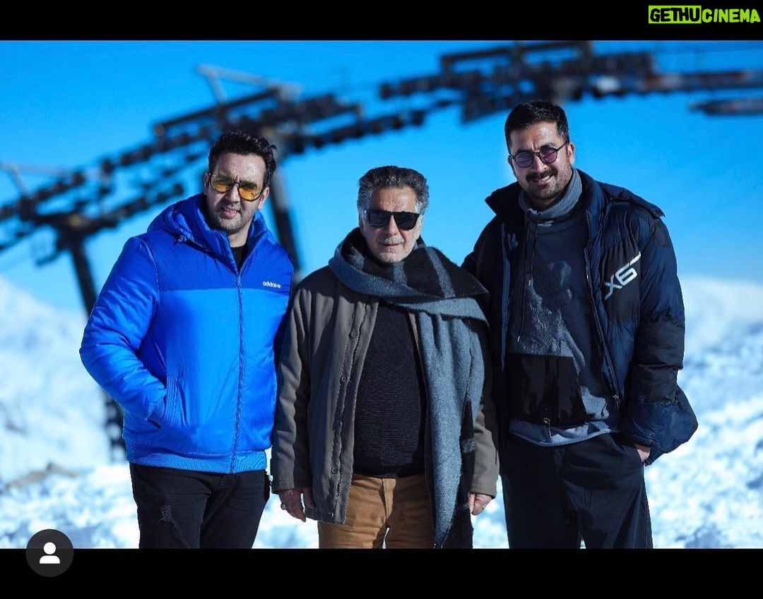 Pouria Poursorkh Instagram - . در كنار بهترين ها ...كريم امينى كاربلدو با معرفت و آقاى فرح بخش كه آقا كمه براى آقايي هاش