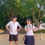 Prachaya Ruangroj Instagram - เด็กชายสิงโตไม่ยอมเต้นค่ะครู 😅🤣 @__singto #aomontourist