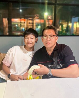 Prachaya Ruangroj Instagram - ก่อนอื่นพ่อต้องไม่เบะปากใส่ก่อน. 😂