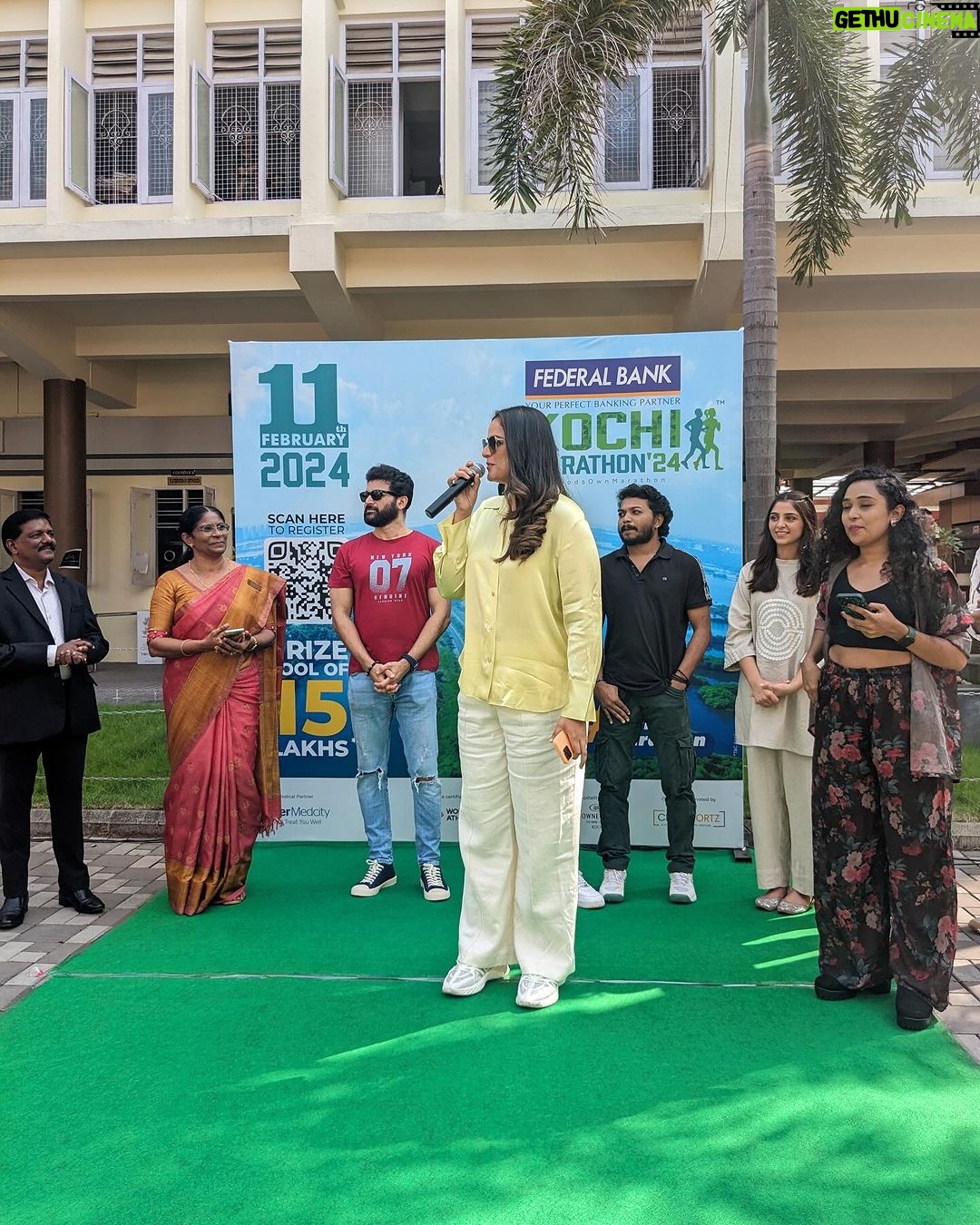 Prachi Tehlan Instagram - π₯ Exciting News! π₯ I am thrilled to announce that I have been given the incredible privilege of leading the second edition of the Federal Bank Kochi Marathon 2024! πββοΈπββοΈ Being chosen for this esteemed role is truly an honor and I couldnβt be more grateful. π Mark your calendars because on the 11th of February 2024, we are going to witness an epic event that will bring together fitness enthusiasts from all corners of the world. This run is not just about competing, itβs about embracing a healthier lifestyle and experiencing the beauty of Kerala, the most stunning state in India! π΄ I wholeheartedly urge each and every one of you to take out one day exclusively for your fitness and join us for the big run. Trust me, the Federal Bank Kochi Marathon is an event you donβt want to miss! π Whether you are a seasoned runner or a beginner, this marathon is designed to challenge your limits and ignite your passion for running. Picture yourself running amidst breathtaking landscapes, the fragrance of nature filling the air, and the sense of accomplishment as you cross that finish line. Itβs truly an experience like no other! And letβs not forget the amazing community that comes together during marathons β the support, motivation, and cheer from fellow participants, volunteers, and spectators will keep your spirits soaring high. π So, grab your running shoes, set your goals, and letβs make 2024 the year of smashing records and embracing a healthier lifestyle. The Federal Bank Kochi Marathon awaits you, my friends! ππͺ Donβt forget to spread the word and encourage your friends, colleagues, and family members to join this incredible journey towards fitness. Together, we can make a difference and create memories that will last a lifetime! See you all on the 11th of February 2024 in the majestic state of Kerala! πβ¨ #FBKochiMarathon2024 #FitnessForever #EnchantingKerala Kochi, India