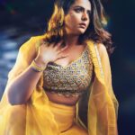 Prachi Tehlan Instagram - 💛 Behind The Cam: @sibicheeranphotography MUAH: @bride_to_be_by_dilshad Wearing: @luvlydimpofficial Styled By: @rishu812 @styyledbyjoe Studio: @maxxocreative Retouch : @pacrofilms Maxxo Creative