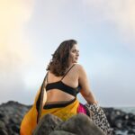 Prachi Tehlan Instagram - Apki subha shubh ho 🙏🏻🧡🩷💛🖤 PHOTOGRAPHER : @ASHKARALIHAMZA_ MUAH : @BRIDE_TO_BE_BY_DILSHAD STYLED BY : @styyledbyjoe @joe_elize_joy WEARING : @bride_to_be_by_dilshad Kochi, India