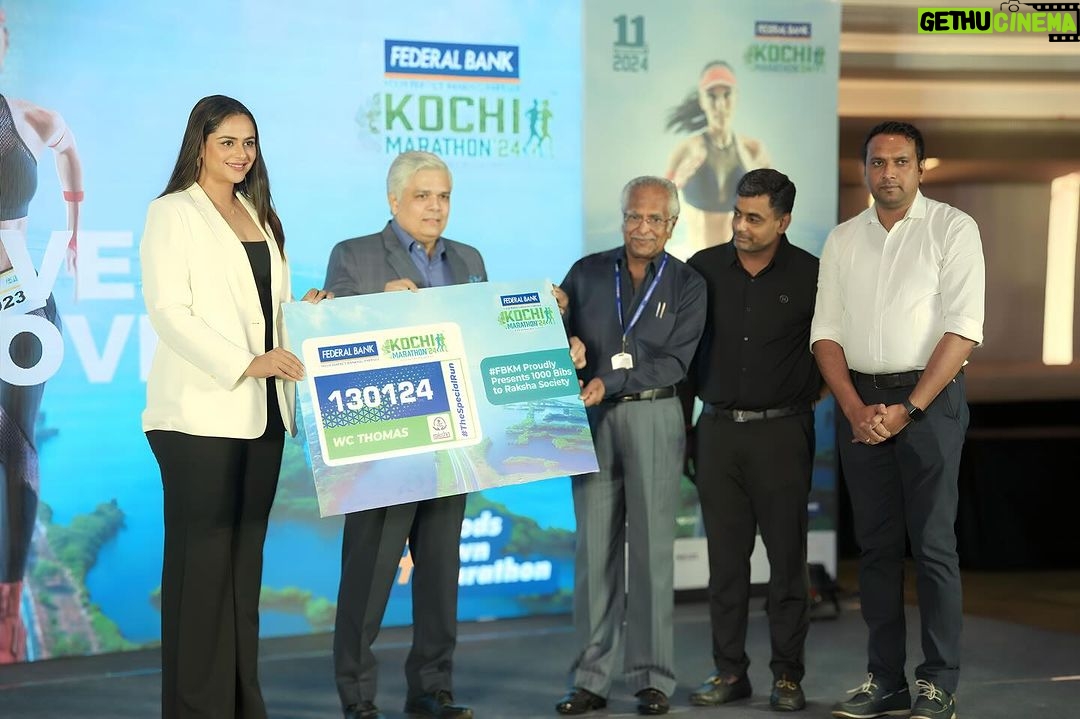 Prachi Tehlan Instagram - π #15daystogo Incredible journey alert! π 48 hours of non-stop travel through 4 cities, followed by a battle with a 103 fever. πͺ But nothing could dampen my excitement for this event! I am beyond grateful to the amazing Kochi Marathon team for choosing me to be the face of the second edition of the Federal Bank Kochi Marathon. πββοΈ Words cannot truly capture my appreciation and love for being a part of this sporting extravaganza, dedicated to raising awareness about health and fitness among people of all ages. ππ I am determined to inspire and encourage everyone to participate in this incredible marathon. Get ready, because together, we are going to make history and spread the message of wellness! π«β¨ @kochi_marathon @rakshasocietykochi #justicedevanramachandran #Lokanathbehara #IndianNavy #KochiMarathon #FitnessFever #GratefulHeart #WellnessWarrior #FBKM2024 Kochi, India