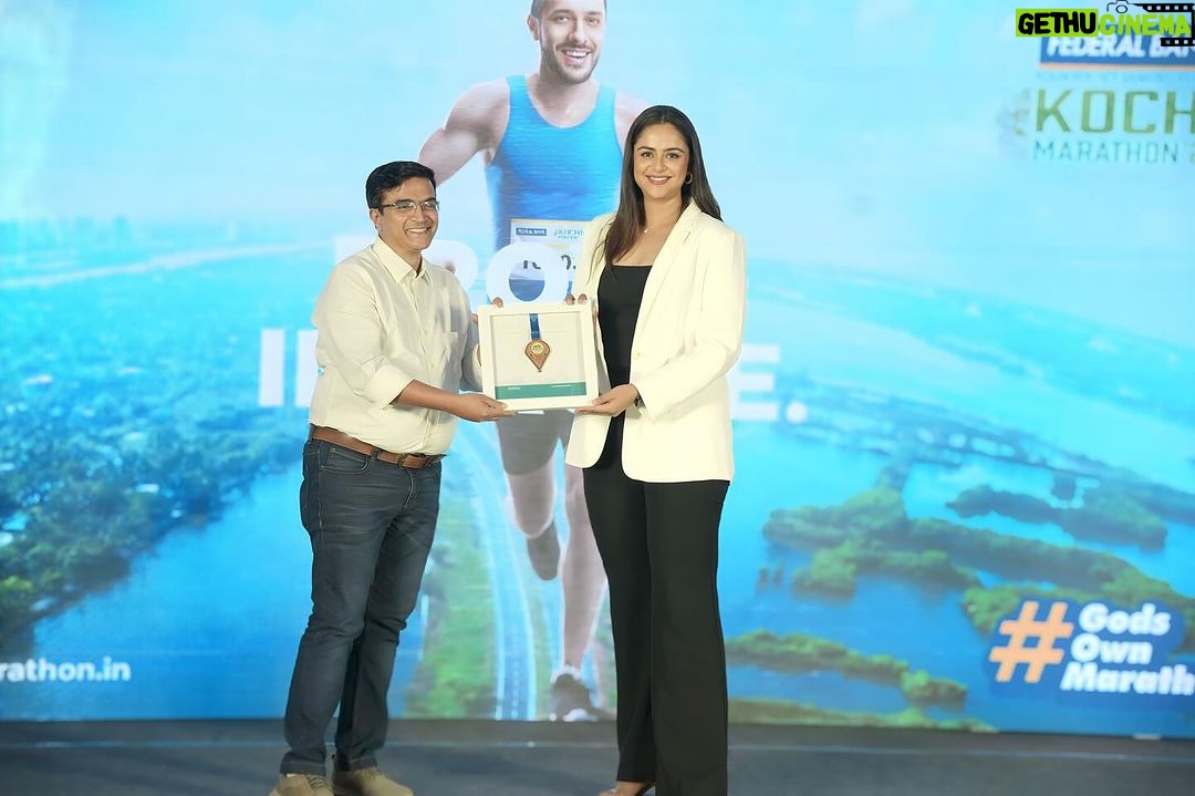 Prachi Tehlan Instagram - π #15daystogo Incredible journey alert! π 48 hours of non-stop travel through 4 cities, followed by a battle with a 103 fever. πͺ But nothing could dampen my excitement for this event! I am beyond grateful to the amazing Kochi Marathon team for choosing me to be the face of the second edition of the Federal Bank Kochi Marathon. πββοΈ Words cannot truly capture my appreciation and love for being a part of this sporting extravaganza, dedicated to raising awareness about health and fitness among people of all ages. ππ I am determined to inspire and encourage everyone to participate in this incredible marathon. Get ready, because together, we are going to make history and spread the message of wellness! π«β¨ @kochi_marathon @rakshasocietykochi #justicedevanramachandran #Lokanathbehara #IndianNavy #KochiMarathon #FitnessFever #GratefulHeart #WellnessWarrior #FBKM2024 Kochi, India