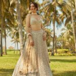 Pragya Jaiswal Instagram - Mere yaar ki shaadi hai ✨💛 #AbDonoBhagnani #AnandKaraj (Also obsessed with this outfit 🤩) Outfit @vvanivats Choker @amamajewels Ring @karishma.joolry Styled by @anshikaav Assisted by @bhatia_tanisha Shot by @kadamajay 💫🤍