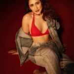 Pragya Jaiswal Instagram - Thank god it’s not January 32nd 🤭 #HelloFeb ♥️♥️ Outfit @dhruvkapoor Styled by @anshikaav Assisted by @bhatia_tanisha Makeup @athirathakkar Hair @thakuramit190 Shot by @shivamguptaphotography
