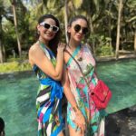 Pragya Jaiswal Instagram - A lil pool party never hurt nobody ☀️💛🍹 Outfit @studioverandah Jewellery @amamajewels Footwear @crimzonworld Styled by @anshikaav Style team @tanazfatima Goa