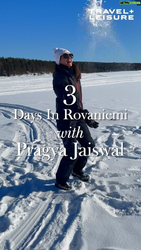 Pragya Jaiswal Instagram - Join Pragya Jaiswal (@jaiswalpragya) on an unforgettable journey through Rovaniemi, Finland, as she unveils the perfect itinerary for a 3-day escape. #rovaniemi #Finland #goingplaceswithpeople #pragyajaiswal