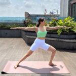 Pragya Jaiswal Instagram - Learning to be present, learning to love my movement, learning to be comfortable. Yoga has come into my life when I need it the most, so here’s me celebrating the power of yoga 🧘‍♀️ #InternationalYogaDay PS: Thank you to my yogini @anshukayoga for always being by my side 🌸💕