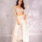 Pragya Jaiswal Instagram - Feeling fresh 🤍 For @asianpaints event in Hyderabad : Outfit @awignaofficial Necklace @razwada.jewels Bangle @razwada.jewels Ring @nornament Footwear @crimzonworld Makeup @makeupbymadhushreeganapathy Hair @ramihalder Styled by @anshikaav Assisted by @bhatia_tanisha Shot by @pranav.foto