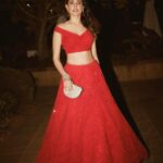 Pragya Jaiswal Instagram - POV : You were this emoji all night long 💃🏻 #AbDonoBhagnani #SangeetNight Outfit @shantanunikhil @nikhil1975 ♥️ Jewellery @karishma.joolry Bag @beaumondeaccessories Styled by @anshikaav Assisted by @bhatia_tanisha Shot by @kadamajay