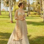 Pragya Jaiswal Instagram - Mere yaar ki shaadi hai ✨💛 #AbDonoBhagnani #AnandKaraj (Also obsessed with this outfit 🤩) Outfit @vvanivats Choker @amamajewels Ring @karishma.joolry Styled by @anshikaav Assisted by @bhatia_tanisha Shot by @kadamajay 💫🤍