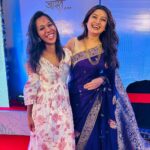 Prajakta Mali Instagram - May our laughter never fade… Happy birthday darling ♥️. @tanayajatin . My support system, manager, friend, family and what not… Fly high… We will be always there for you.😇 . #birthday #birthdaygirl #bond #tuning #prajakttamali @♥️ . Wearing this #mohanmal from @prajaktarajsaaj for today’s event. 🥰