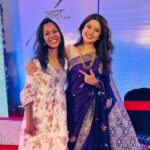 Prajakta Mali Instagram - May our laughter never fade… Happy birthday darling ♥️. @tanayajatin . My support system, manager, friend, family and what not… Fly high… We will be always there for you.😇 . #birthday #birthdaygirl #bond #tuning #prajakttamali @♥️ . Wearing this #mohanmal from @prajaktarajsaaj for today’s event. 🥰