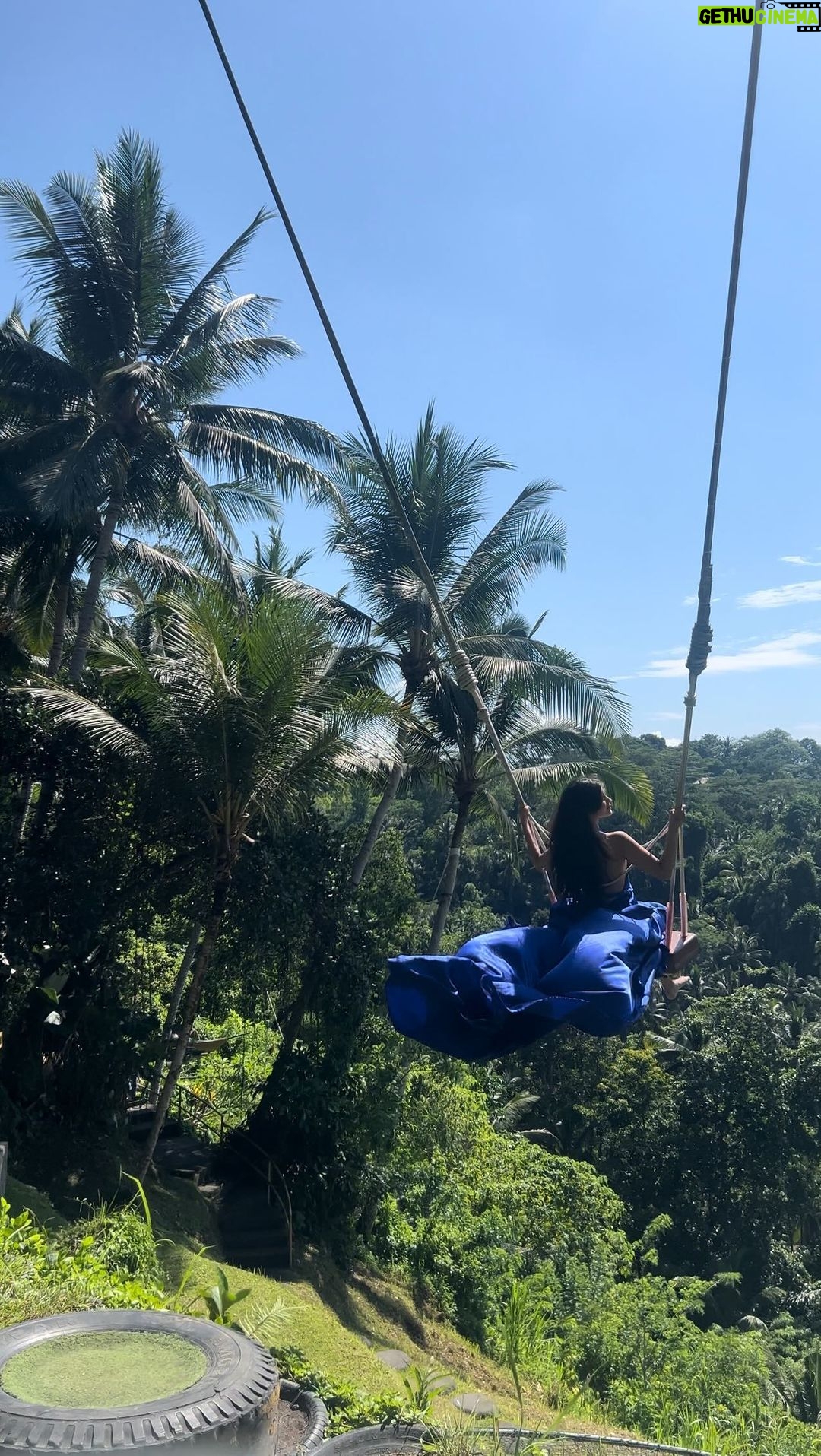 Pranali Rathod Instagram - Swinging through life’s playlist 🌥️🎧