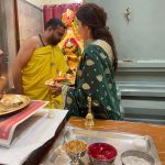 Pranitha Subhash Instagram – At our muneshwara temple . Maha Shivarathti Shubhashayagalu