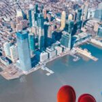 Preechaya Pongthananikorn Instagram - FEET ABOVE da SKYYY ! 🤍🇺🇸😳 #newjersey #skyline #nofilter #newyorkcity #skyscraper NewYork