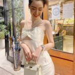 Preechaya Pongthananikorn Instagram - Be good to me ok!? 🥰😛🤍 L’OLIVA Bangkok