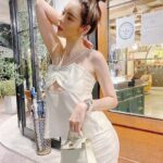 Preechaya Pongthananikorn Instagram - Be good to me ok!? 🥰😛🤍 L’OLIVA Bangkok