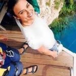 Preity Zinta Instagram - One last smile before jumping off ! Not a clear photo but the thrill of jumping off the edge was clearly Worth it. Bungee Jumping is not for everyone but if you are the adventure type, this is a must try 🤩 The minute I jumped off, this song - (Free Falling )automatically started playing in my head on full blast so I have put it here for the right sound effect ❤️#bungeejumping #newzealand #throwback #pztravel #ting New Zealand