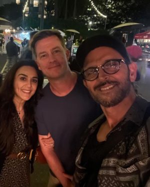 Preity Zinta Instagram - Happy Birthday to the sweetest, kindest, super talented, super sexy & super thoughtful person I know. I’m so proud of the person you are, the incredibly talented actor you have become and the loving friend you have always been ❤️ Thank you for enriching our lives and for being a source of inspiration to me on and off the screen. I love you to the moon & back. Wish you the best of everything today, tomorrow and always my sexy fighter 😍🎉🎂❤️#Happybirthday #friendsforever #ting @hrithikroshan