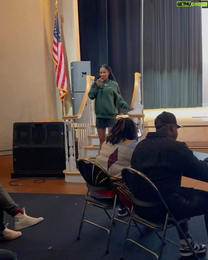 Pretty Vee Instagram - Dreams Don’t Work Unless You Do ⭐️ - Thank You @fayettevillestateuniversity For Having Me Y’all Really Showed So Much Love! 🤞🏽 - To The Students At FSU Remember To Be Present & Enjoy Your Undergrad Experience Trust Me Life Moves Quick! So Stay Focus There’s A Purpose In You! & Happy Homecoming ⭐️ - I Really Look Like A College Student Chile😏 - I Love Y’all 🤍 - PrettyVee 💋 MUA: @enhancedbyteisha