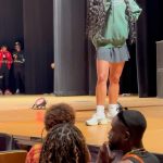 Pretty Vee Instagram - Dreams Don’t Work Unless You Do ⭐️ - Thank You @fayettevillestateuniversity For Having Me Y’all Really Showed So Much Love! 🤞🏽 - To The Students At FSU Remember To Be Present & Enjoy Your Undergrad Experience Trust Me Life Moves Quick! So Stay Focus There’s A Purpose In You! & Happy Homecoming ⭐️ - I Really Look Like A College Student Chile😏 - I Love Y’all 🤍 - PrettyVee 💋 MUA: @enhancedbyteisha