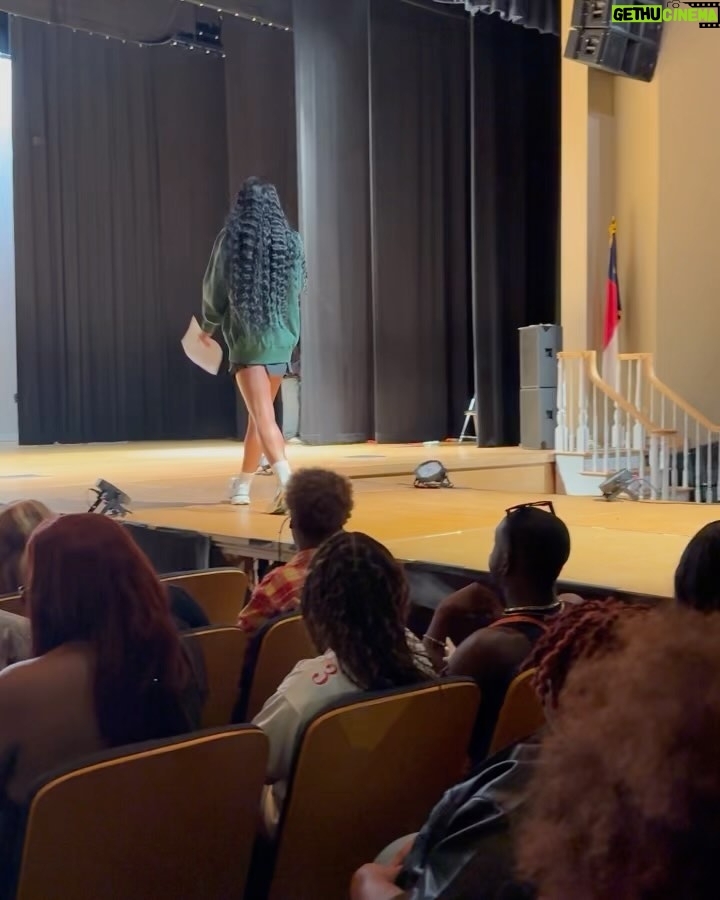 Pretty Vee Instagram - Dreams Don’t Work Unless You Do ⭐️ - Thank You @fayettevillestateuniversity For Having Me Y’all Really Showed So Much Love! 🤞🏽 - To The Students At FSU Remember To Be Present & Enjoy Your Undergrad Experience Trust Me Life Moves Quick! So Stay Focus There’s A Purpose In You! & Happy Homecoming ⭐️ - I Really Look Like A College Student Chile😏 - I Love Y’all 🤍 - PrettyVee 💋 MUA: @enhancedbyteisha