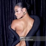 Pretty Vee Instagram - Moments like this are pure MAGIC!🌟 🤩 Being featured in some of the most prestigious fashion publications in the WORLD is such a dream come true!✨ It's proof that GOD is aligning me in the right spaces. Forever grateful and we not stopping….✨🖤 -Jesus Thank You ✨ Dress: @quine_li_ Hairstylist: @billions_pink MUA: @picaasso Stylist: @olvrbrwn & @sankaraxt Assistant Stylist: @magnificent_misfit Earrings @schiaparelli Rings @davidyurman Heels: @maisonalaia - Team, I Love You & Thank You! You Guys Are Incredible 🖤