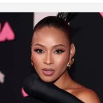 Pretty Vee Instagram - Moments like this are pure MAGIC!🌟 🤩 Being featured in some of the most prestigious fashion publications in the WORLD is such a dream come true!✨ It's proof that GOD is aligning me in the right spaces. Forever grateful and we not stopping….✨🖤 -Jesus Thank You ✨ Dress: @quine_li_ Hairstylist: @billions_pink MUA: @picaasso Stylist: @olvrbrwn & @sankaraxt Assistant Stylist: @magnificent_misfit Earrings @schiaparelli Rings @davidyurman Heels: @maisonalaia - Team, I Love You & Thank You! You Guys Are Incredible 🖤