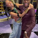 Pretty Vee Instagram - Filming With Twin @dcyoungfly 🤩🎥 - D I Overly Love You & You Are So Inspiring To Us All! Real Is Rare, & I Will Always Be Right Here, No ?🧡 - Next, August Will Be Full Of Big Blessings!✨🧡 - I Love You - The Pretty Victory 💋 MUA: @picaasso Hairstylist: @slayedbydalvi Los Angeles, California