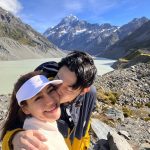 Prin Suparat Instagram - Honey moon ของฉัน เป็นแบบนี้ ☺️ Hooker Valley Track