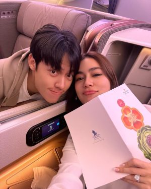 Prin Suparat Instagram - Off to our 🍯🌙☺️ #flysq
