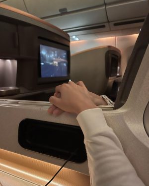 Prin Suparat Instagram - Off to our 🍯🌙☺️ #flysq