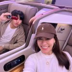 Prin Suparat Instagram - Off to our 🍯🌙☺️ #flysq