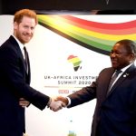 Prince Harry, Duke of Sussex Instagram – This morning at the UK-Africa Investment Summit, hosted by the UK Government, The Duke of Sussex met with leaders from Malawi 🇲🇼 , Mozambique 🇲🇿 and Morocco 🇲🇦- touching on investment in renewable energy, jobs, tourism, and environmental issues.

The Duke has been involved in various causes in Africa for over a decade, and has helped to initiate a number of key projects in the region surrounding conservation and tourism, the threat posed by landmines and the HIV/AIDS epedemic.

During their recent visit to Southern Africa last September, The Duke and Duchess met with project teams working to encourage youth employment, entrepreneurship, education and health.

Through their roles as President and Vice President of The Queen’s Commonwealth Trust, The Duke and Duchess have worked to support a growing network of young change-makers across the Commonwealth and will continue to do so, especially in the run up to CHOGM 2020.

The Duke of Sussex’s love for Africa is well known – he first visited the continent at the age of thirteen and more than two decades later, the people, culture, wildlife and resilient communities continue to inspire and motivate him every day.

Photo © PA