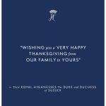 Prince Harry, Duke of Sussex Instagram - Happy Thanksgiving! 🍁