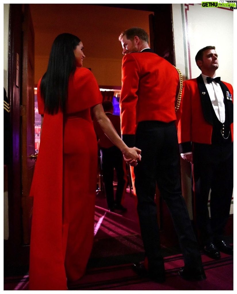 Prince Harry, Duke of Sussex Instagram - Tonight, The Duke and Duchess of Sussex attended the annual Mountbatten Festival of Music at the Royal Albert Hall — marking the 75th anniversary of the end of the Second World War and the 80th anniversary of the formation of Britain’s Commandos. The Duke, who is Captain General @RoyalMarines joined veterans, serving members, world-class musicians, composers and conductors of the Massed Bands of Her Majesty’s Royal Marines to help raise funds on behalf of the @RoyalMarines Charity. #MFM2020 Photo © The Duke and Duchess of Sussex / Chris Allerton