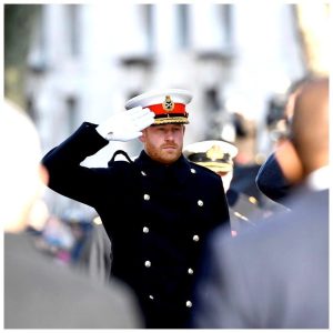 Prince Harry, Duke of Sussex Instagram - Today, The Duke and Duchess of Sussex joined Her Majesty The Queen and members of @TheRoyalFamily at the National Service of Remembrance at the Cenotaph to commemorate and honour the men and women who have lost their lives in conflict.

As shared at last night’s Festival of Remembrance, this quote embodies the sacrifice of those that serve:
•
“When you go home, tell them of us and say, for your tomorrow, we gave our today.”
•
For more details of this week of Remembrance and their Royal Highness’s recognition for those who serve, please see previous posts.

#WeWillRememberThem
#Remembrance

Photo © PA