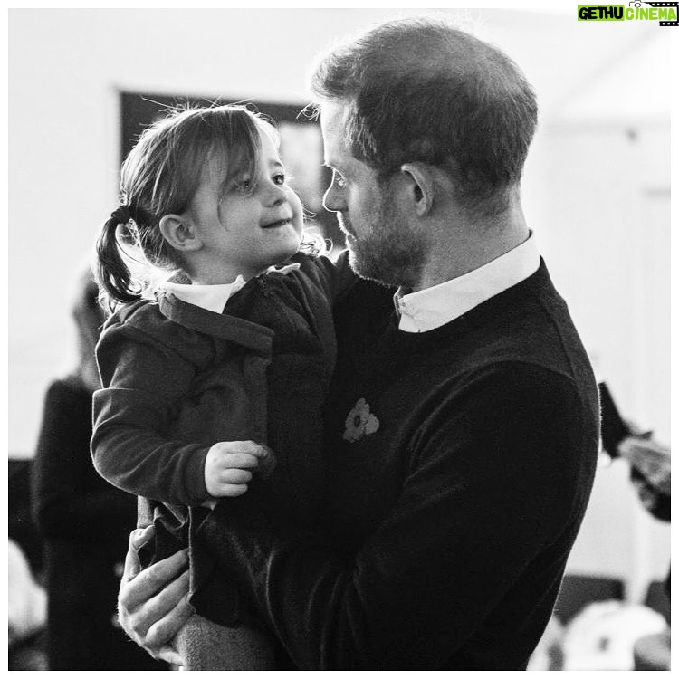 Prince Harry, Duke of Sussex Instagram - Thank you from The Duke and Duchess of Sussex to all the military families they met with yesterday. For more details on this surprise visit, please see our previous post. #remembrance #lestweforget Photo ©️SussexRoyal/MOD