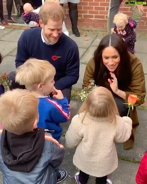 Prince Harry, Duke of Sussex Instagram - Yesterday, The Duke and Duchess surprised their neighbours in Windsor at a coffee morning for military families in a community centre located in the heart of the Army housing estate. Every year during the month of November we pause to remember and honour all those who have served their country here in the UK, across the Commonwealth and around the world. Their Royal Highnesses also wanted to show support for the families of service personnel who are currently deployed overseas. As we lead up to Remembrance Sunday, The Duke and Duchess of Sussex will join Her Majesty The Queen and other Members of the Royal Family at various commemoration events, including the Festival of Remembrance at the Royal Albert Hall and the Cenotaph. During the visit yesterday, Their Royal Highnesses met with young families who shared their experiences as parents and as couples who are often apart from their loved ones for months at a time. A reminder that a life of service does not simply describe the person wearing the uniform, but the entire family. #Remembrance #Lestweforget