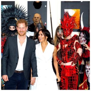 Prince Harry, Duke of Sussex Instagram - Happy Halloween! 👻
•
“Wishing you all a safe and fun Halloween from our family (and our little pumpkin 🎃) to yours!” - TRH

This time last year The Duke and Duchess attended a special effects workshop while on their royal tour in New Zealand!

Photo © PA