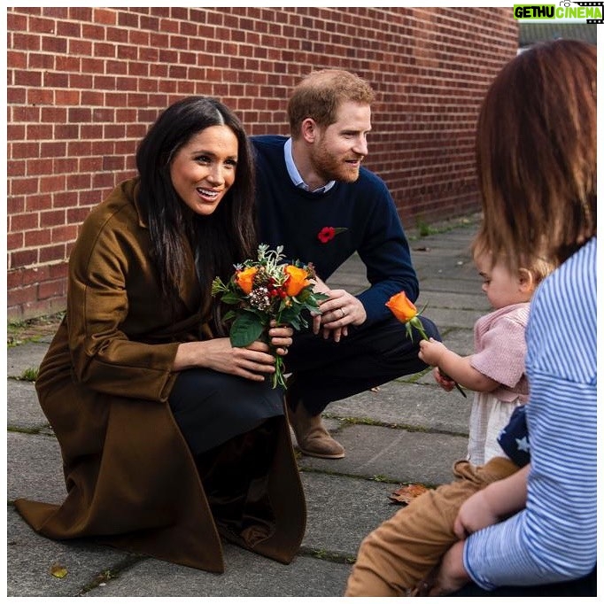 Prince Harry, Duke of Sussex Instagram - Thank you from The Duke and Duchess of Sussex to all the military families they met with yesterday. For more details on this surprise visit, please see our previous post. #remembrance #lestweforget Photo ©️SussexRoyal/MOD